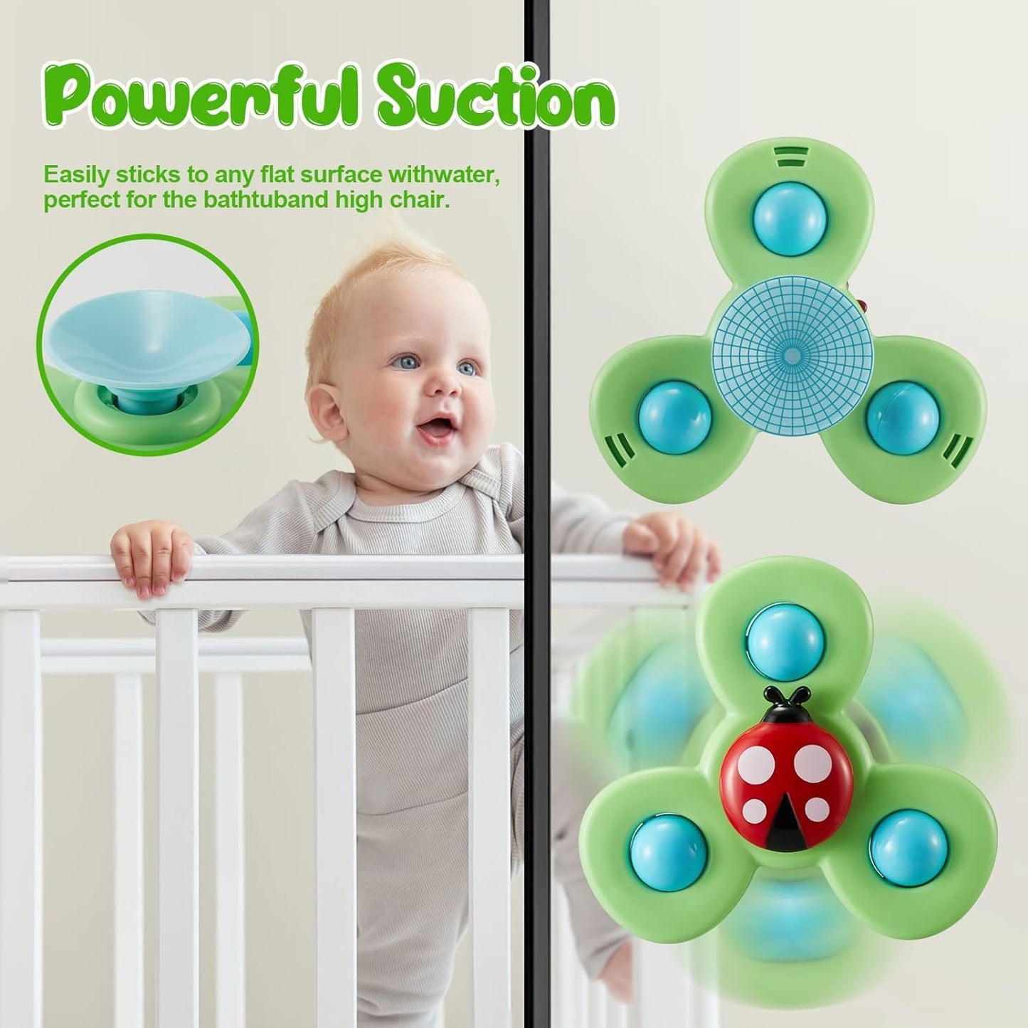Vinmo® Baby Engage Toy for bathtime, table time, travel engage toy with 3Pcs