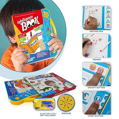 Intelligence E-Book for Kids - Learning Sound Book | English Letters & Shapes