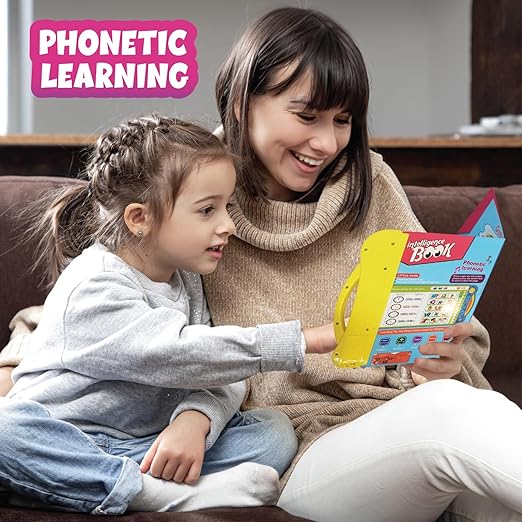 Intelligence E-Book for Kids - Learning Sound Book | English Letters & Shapes